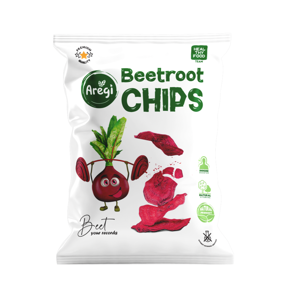 Chips de Betterave Séchée 50 g Chips de Betterave Séchée 50 g