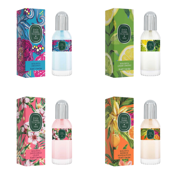 Eyüp Sabri Tuncer Mini Eau de Cologne Citron 16 ml Spray en Verre – Fraîcheur instantanée, format pratique
