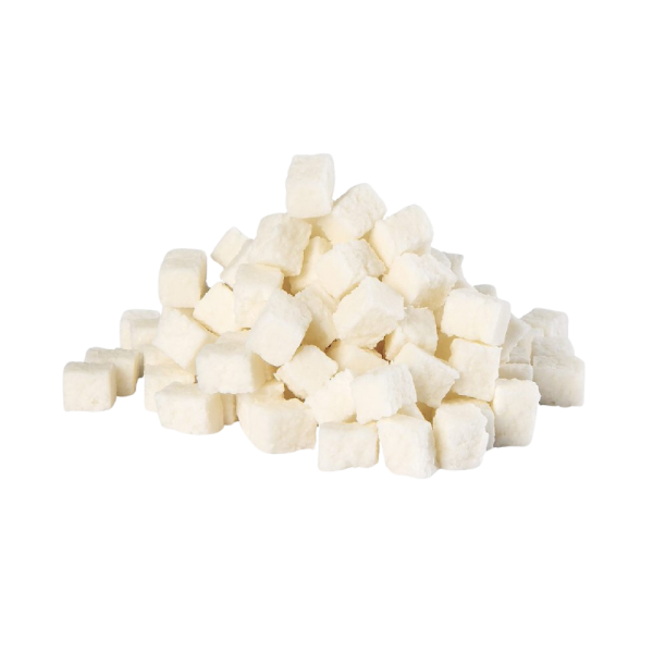 cubes de noix de coco en vrac coco cubes