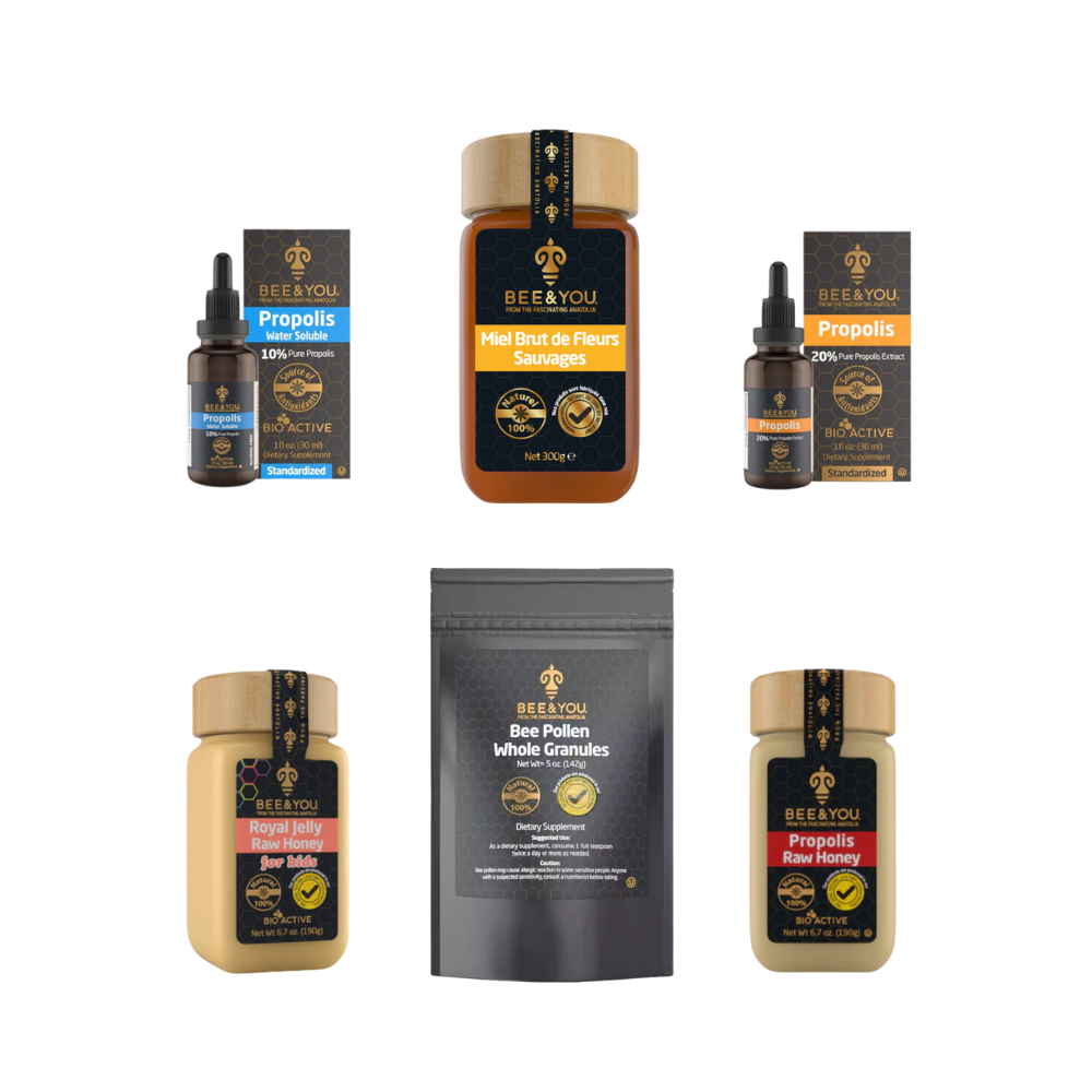 Bee&You Coffret Familial Vitalité & Immunité 6 Produits Bee&You Coffret Familial Vitalité & Immunité 6 Produits