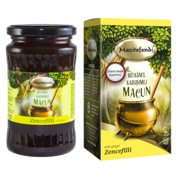 Pâte de Gingembre au Mélasse de Caroube 400 gr Mecitefendi