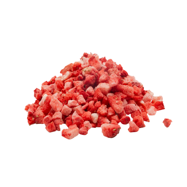 Fraise Lyophilisée en Cubes La Gourmandise Croquante et Naturelle 50 gr
