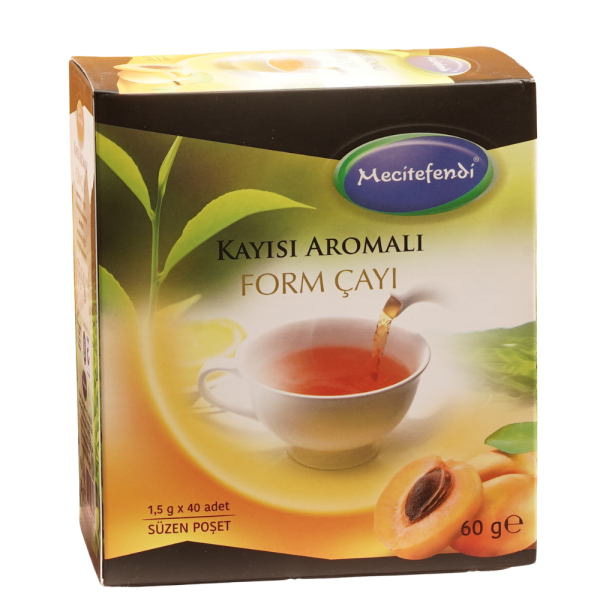 thé forme abricot 40 sachets mecitefendi