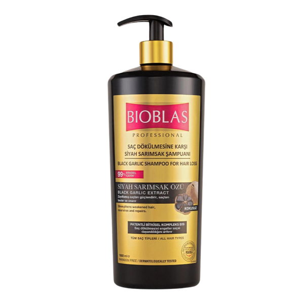 bioblas shampooing à l'ail noir