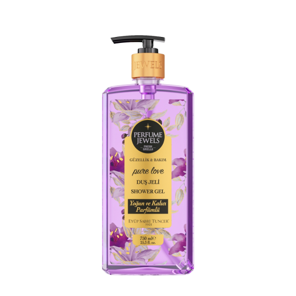 gel douche pure love parfume jewels eyüp sabri tuncer 750 ml