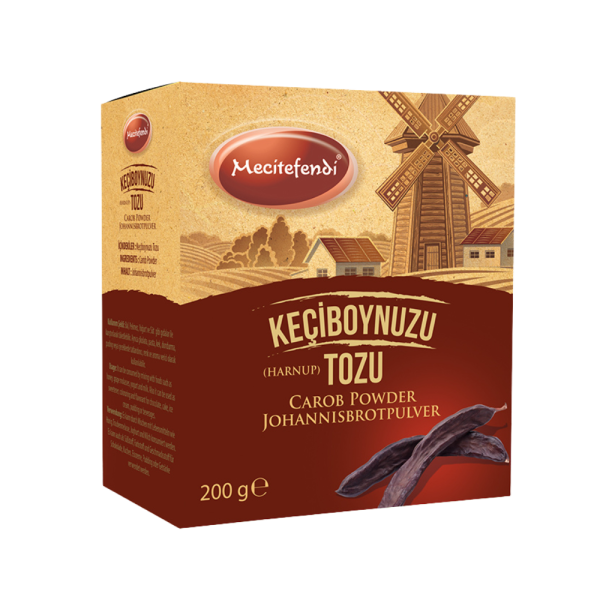 poudre de caroube moulu naturelle mecitefendi