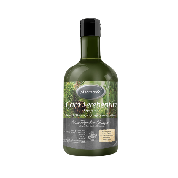 shampooing à la térébenthine de pin mecitefendi naturel anti chute