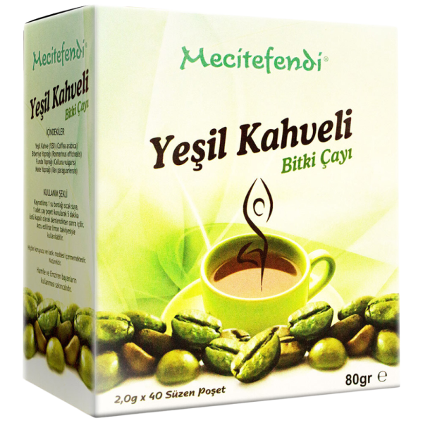 thé au café vert sachet infusion tisane mecitefendi