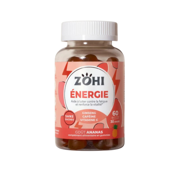 Zohi Energie Complément Alimentaire 60 gummies vitalité vitamine
