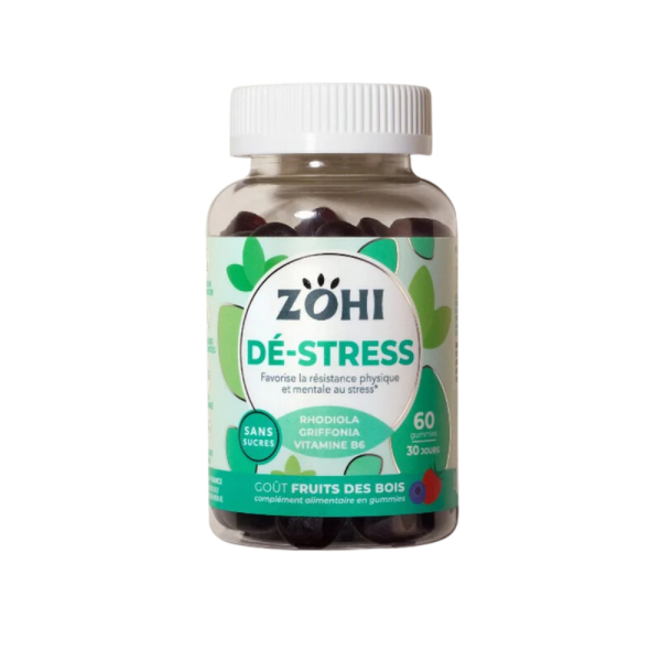 Zohi dé-stress Complément Alimentaire 60 gummies destresse anti stresse