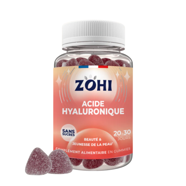 Acide Hyaluronique – Beauté & Jeunesse de la peau, Anti-Âge 60 Gummies