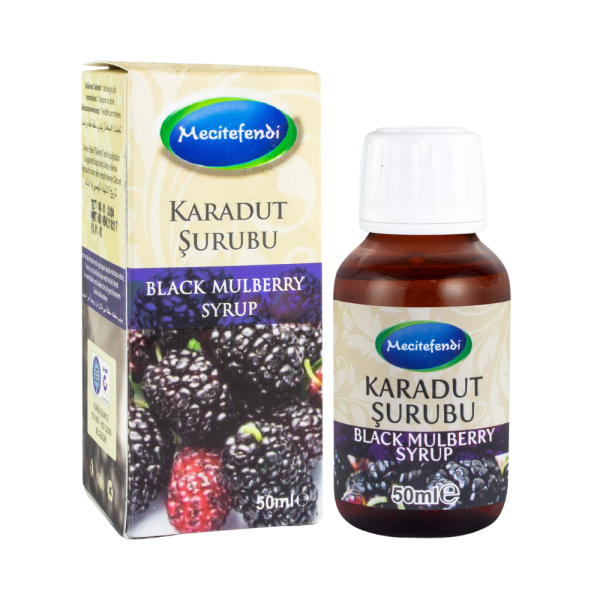 Sirop de Mûrier Noir Mecitefendi - Douceur naturelle et bienfaits pour la santé 50 ml
