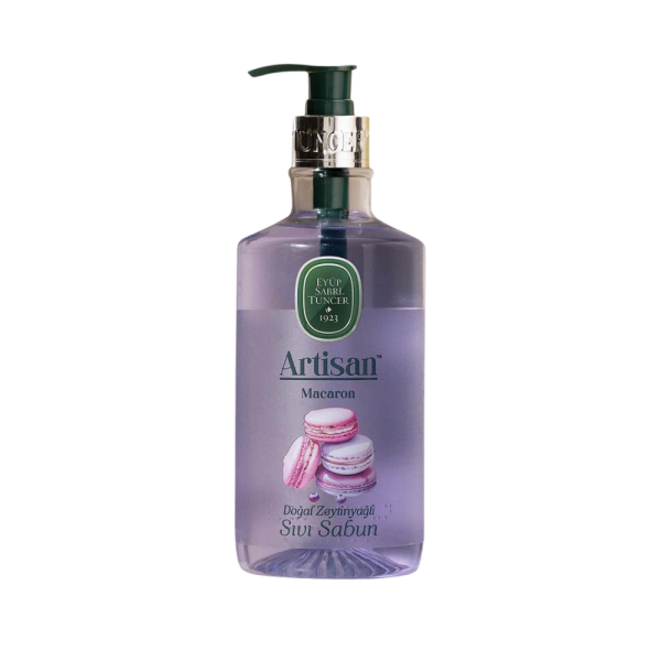 Savon Liquide Artisan Naturel à l'Huile d'Olive macaron 600 ml