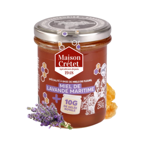 maison crétet miel de lavande de maritime et gelée royale