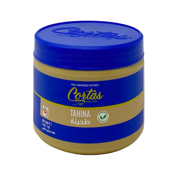Tahini Cortas 454 g – Crème de sésame onctueuse et naturelle