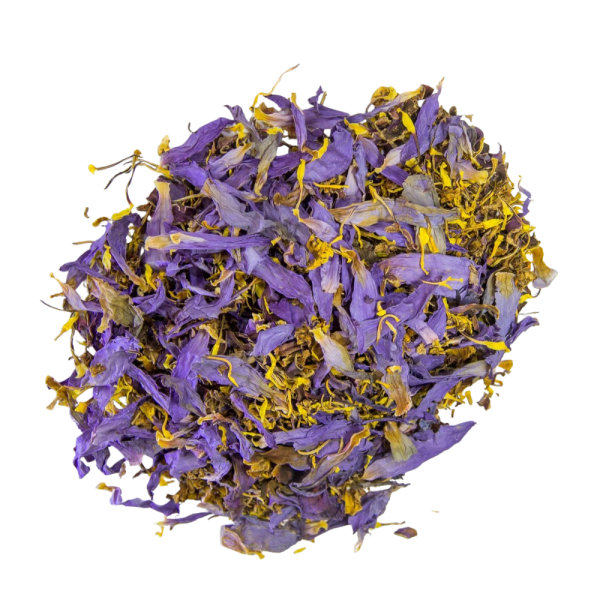 Fleurs Entières de Lotus Bleu Séchées (Nymphaea caerulea) 50 g