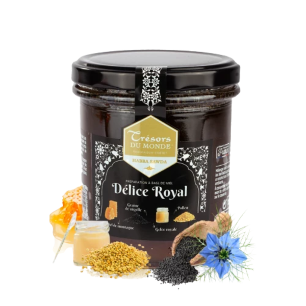 Délice Royale Miel aux Graines de Nigelle 400 g