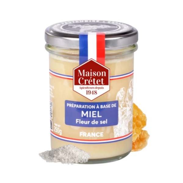 Maison Cretet Miel Fondant à la Fleur de Sel 250 g