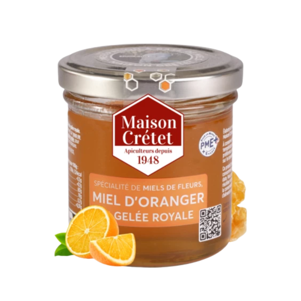 Maison Cretet Miel d’Oranger, Fleurs et Gelée Royale 170 g