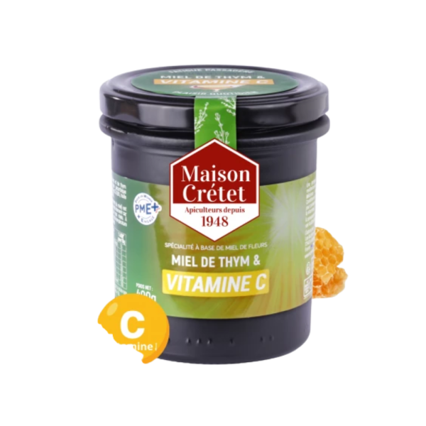 Maison Cretet Miel de Thym et Vitamine C 400 g