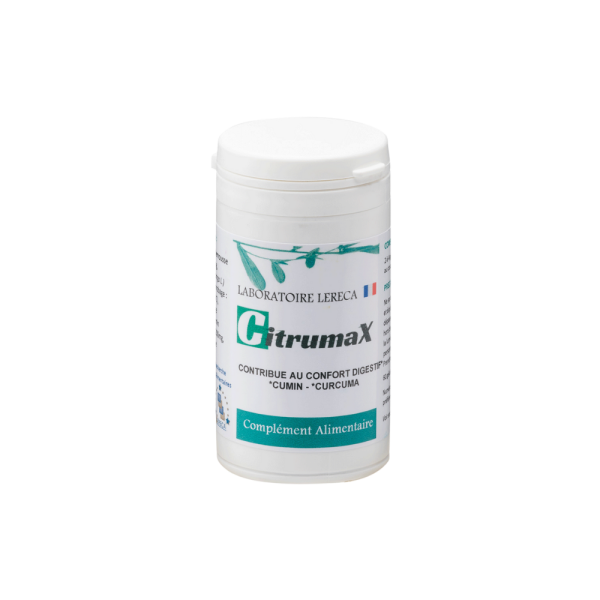 Lereca Citrumax – Complément Digestif à base d’extraits d’agrumes 60 Gélules