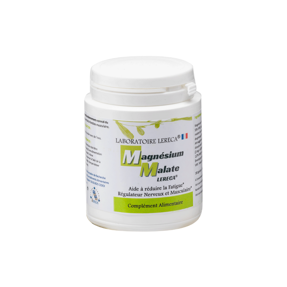 MAGNÉSIUM MALATE LERECA® – Soutien Naturel du Métabolisme, de l’Énergie et de la Détente 60 Gélules MAGNÉSIUM MALATE LERECA® – Soutien Naturel du Métabolisme, de l’Énergie et de la Détente 60 Gélules