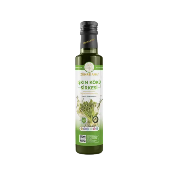 zuhre Ana vinaigre de racine de rhubarbe 500 ml fermente naturellement