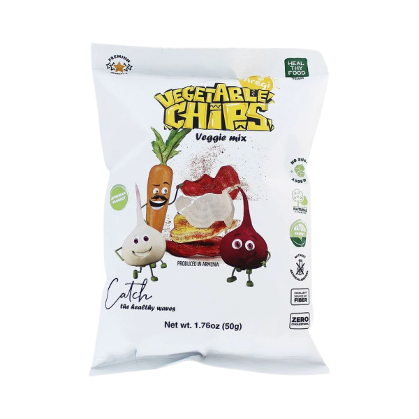 Chips de Légumes Séchés Naturels 50 g