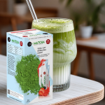 Matcha en poudre enrichie en spiruline et extrait de nerprun