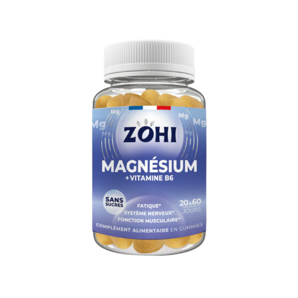 Zohi Complément Magnésium Goût Ananas Citron 60 Gummies