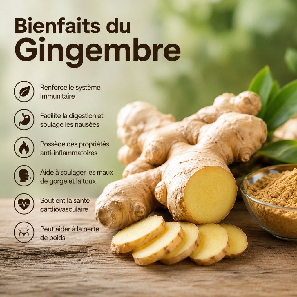 bienfaits du gingembre